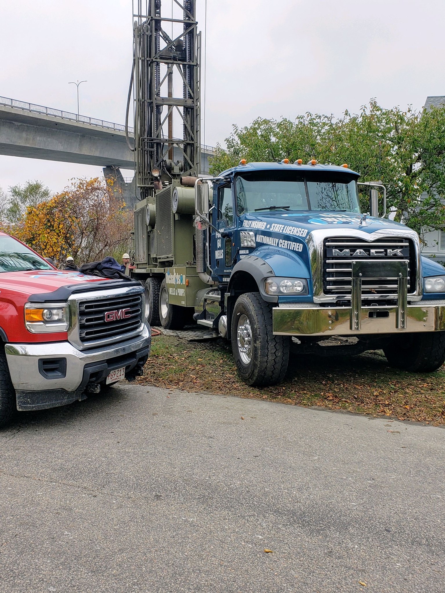Richardson Wells and Pumps - Picture of truck equipment.